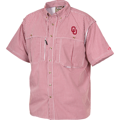 Oklahoma Plaid Wingshooter's Shirt Short Sleeve