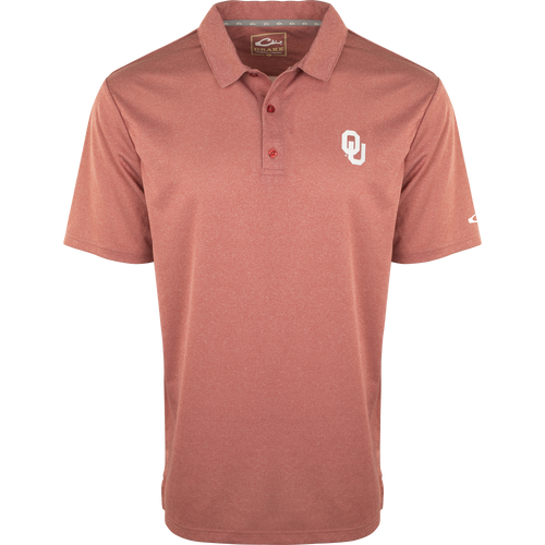 Oklahoma Vintage Heather Polo