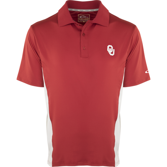 Oklahoma Performance Polo with Mesh Sides