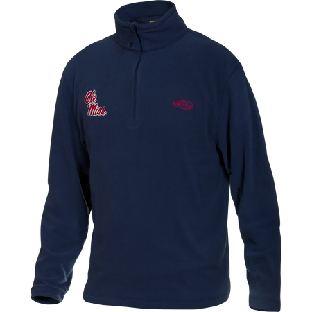 Ole Miss Camp Fleece 1/4 Zip Pullover – Drake Waterfowl