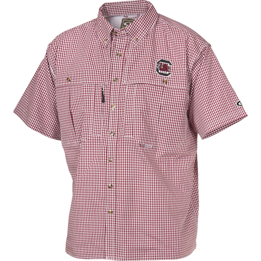 South Carolina Plaid Wingshooter's Shirt Short Sleeve