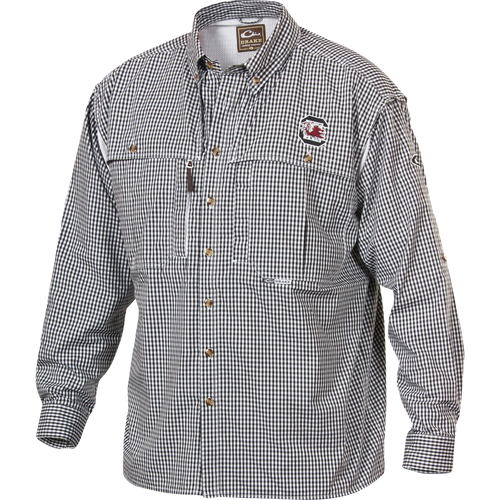 South Carolina Plaid Wingshooter's Shirt Long Sleeve