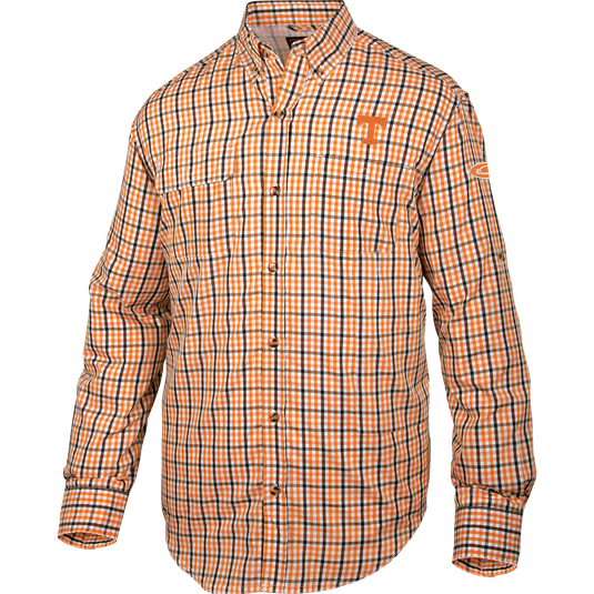 Tennessee Gingham Plaid Wingshooter's Shirt L/S