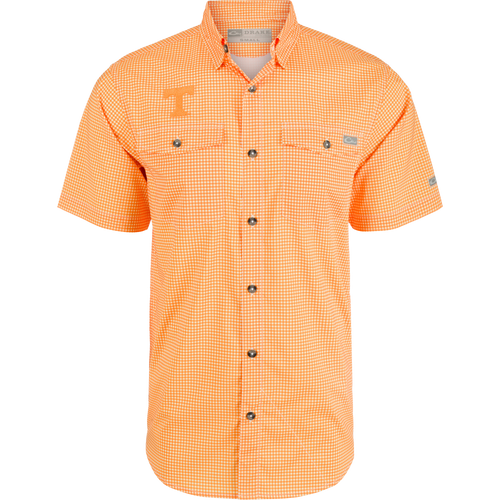 Tennessee Frat Gingham Short Sleeve Shirt