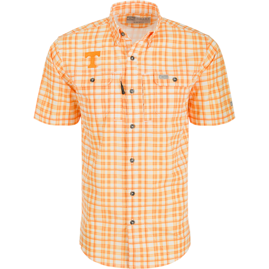 hunter orange dress shirt Men's Double L Field Shirt, Hunter Orange