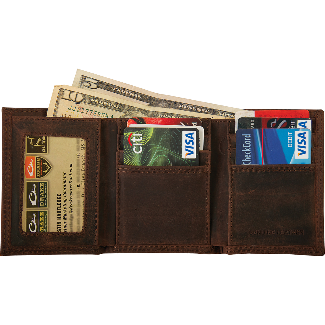Leather TriFold Wallet