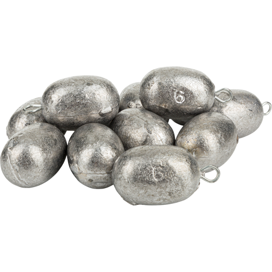 Texas Rig Egg Weights - 12 Pack 8oz