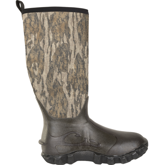 Knee High Mudder Boot 2.0: Waterproof camouflage boot with Buckshot Mudder soles for exceptional traction. Perfect for avid hunters and outdoorsmen.