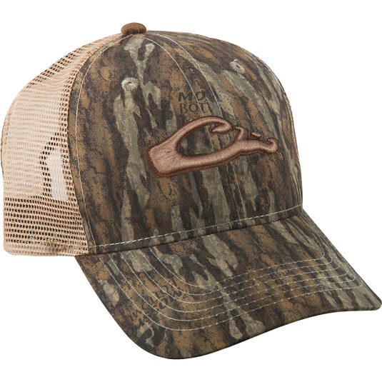 Drake Waterfowl 6-Panel Camo Mesh-Back Cap