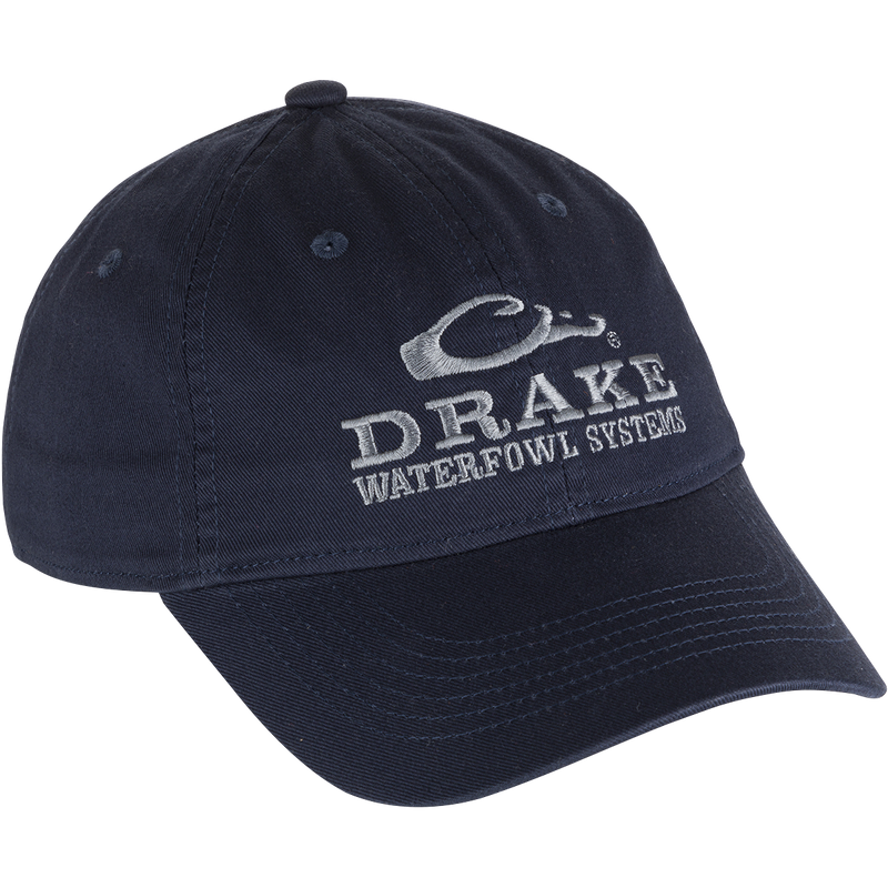 Cotton Twill Systems Cap - A low-profile baseball cap made of 100% cotton twill. Features a contoured bill and brass buckle backstrap for a snug fit. Stay cool and stylish with this high-quality hunting gear accessory.