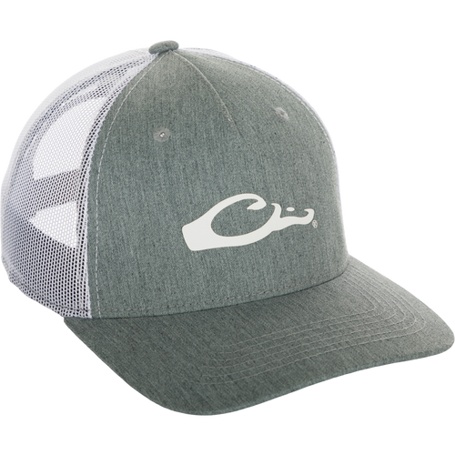 Drake 5 Panel Slick Logo Cap - A stylish, breathable hat with a white logo. Perfect for everyday wear.