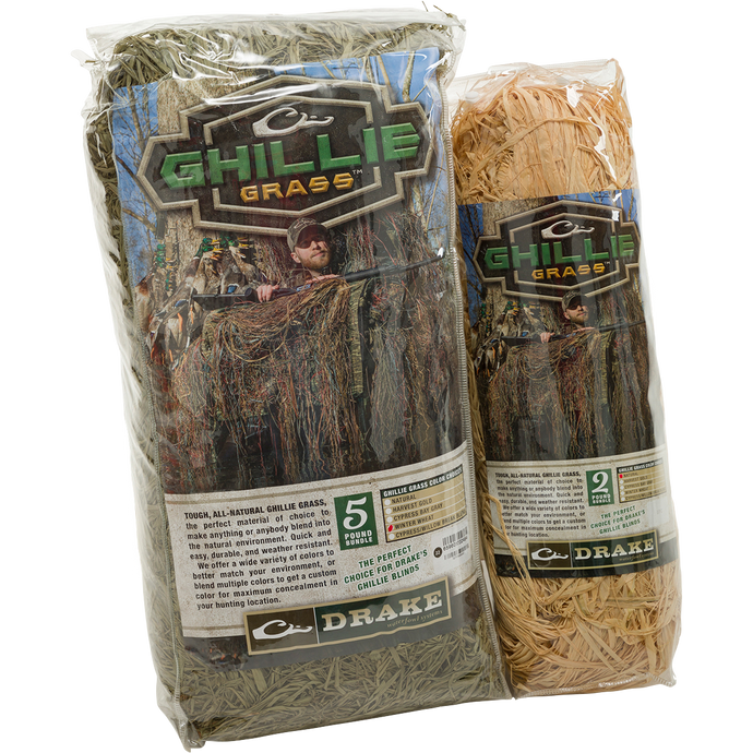 Ghillie Grass 2 lb. Bundle: Two bags of tough, all-natural grass for maximum concealment in hunting. Fast, durable, and weather resistant.