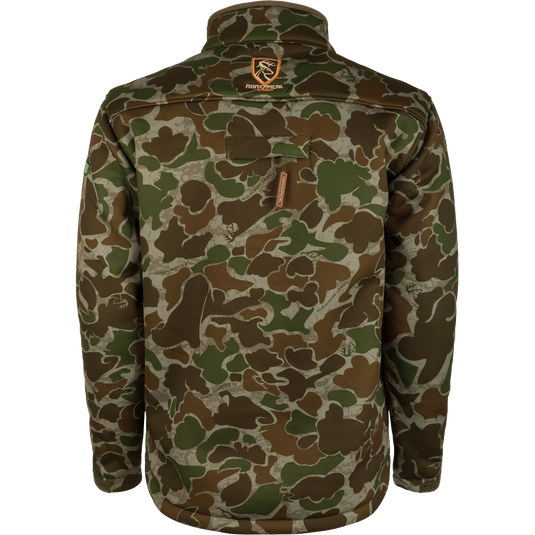 Silencer Full Zip Jacket with camouflage pattern, Agion Active XL scent control, and hunting gear pockets.