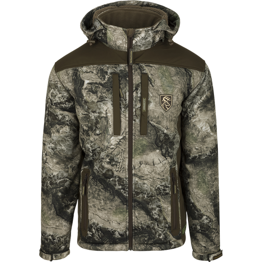 Standstill Windproof Jacket with Agion Active XL™, a heavy-weight hunting jacket with scent control technology and multiple pockets.