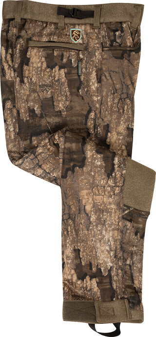 A folded pair of camouflage pants for women's Silencer Pant with Agion Active XL.