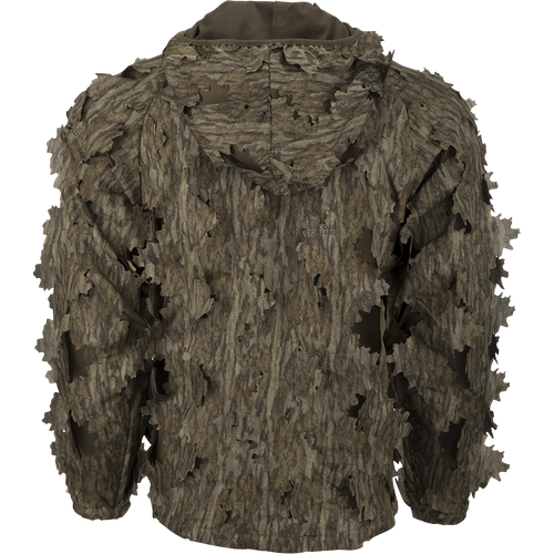 3D Leafy Jacket with Agion Active XL®, a camouflage jacket with cut-out leafy pattern for complete concealment while hunting.