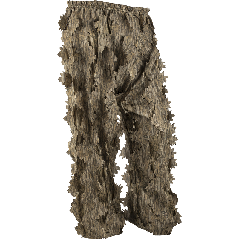 3D Leafy Pant with Agion Active XL™, a camouflage pants with holes, perfect for complete concealment while hunting.