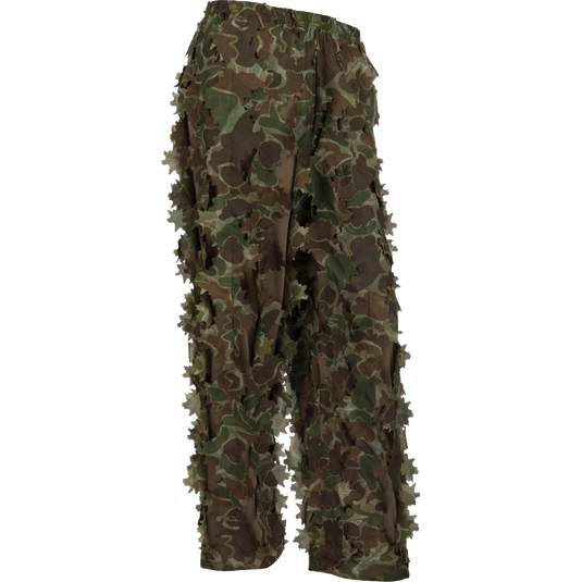 3D Leafy Pant with Agion Active XL™, a camouflage pant with cutout leafy pattern for complete concealment while hunting.