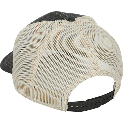A cotton twill front panel hat with a mesh back and snap closure. Take a Stand Circle Patch design. Final Sale, no returns or exchanges.