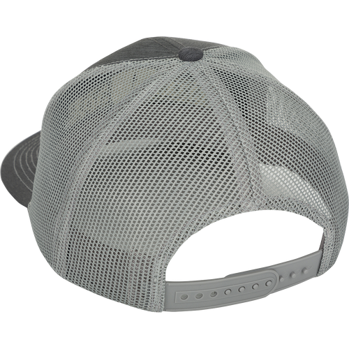 Take A Stand Patch Mesh-Back Cap with Non-Typical logo. 100% cotton twill front panels and breathable mesh on the back. Rear snap closure.