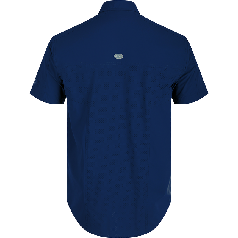 Maglia Da Pesca Drake Performance DPF Shield 4 – UPF 50+, Antiodore, Maniche Corte, Uomo