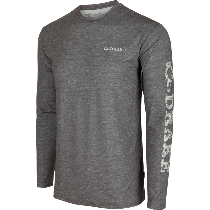 A lightweight, high-performance crew shirt for all-year wear. Built-In Cooling, UPF 50, Moisture Wicking, Breathable Stretch, and Quick Drying. Perfect for water, field, or any outdoor activity.