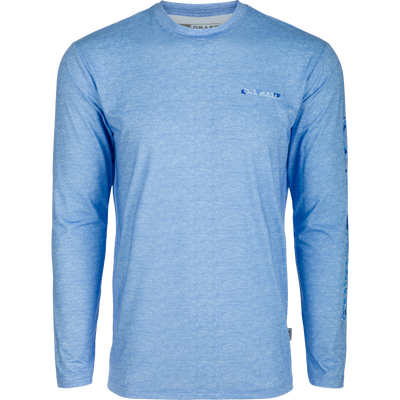A lightweight, high-performance crew shirt for all-year wear. Features include Built-In Cooling, UPF 50, Moisture Wicking, Breathable Stretch, and Quick Drying. Perfect for water, field, or any outdoor activity.