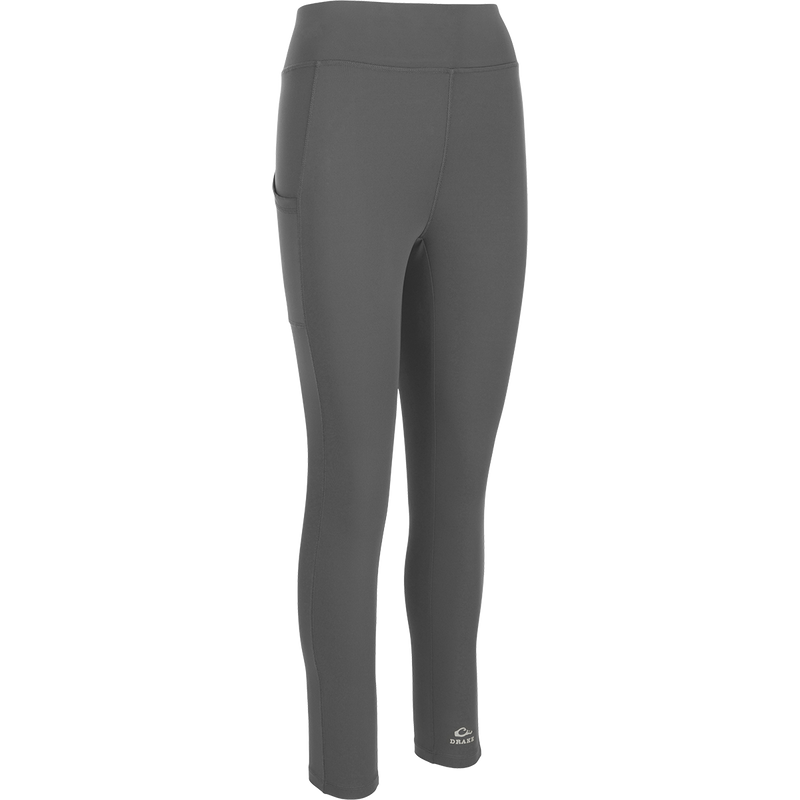 Short leggings in stretch cotton - Black