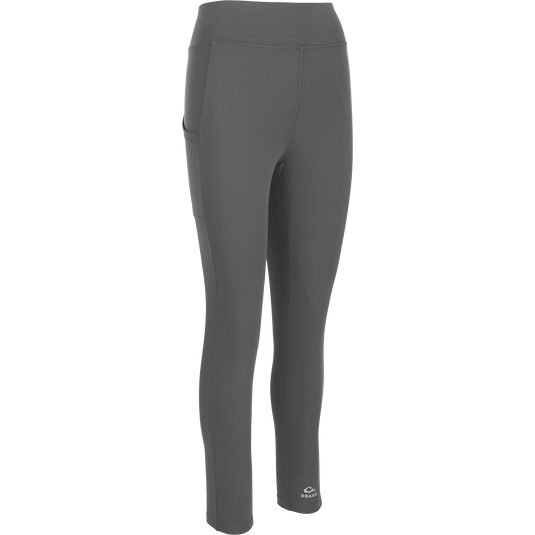 Short leggings in stretch cotton - Black