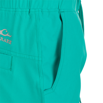 A close-up of the Women's Commando Lined Short 4.5