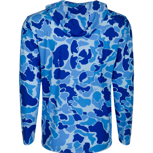 Dark blue camo discount hoodie