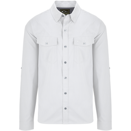 Drake Waterfowl Travelers Dobby Long Sleeve Shirt