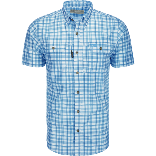Hunter Creek Window Pane Plaid Shirt - Lightweight UPF 30 | Drake Hunter Creek Window Pane Plaid Shirt - Lightweight UPF 30 | Drake