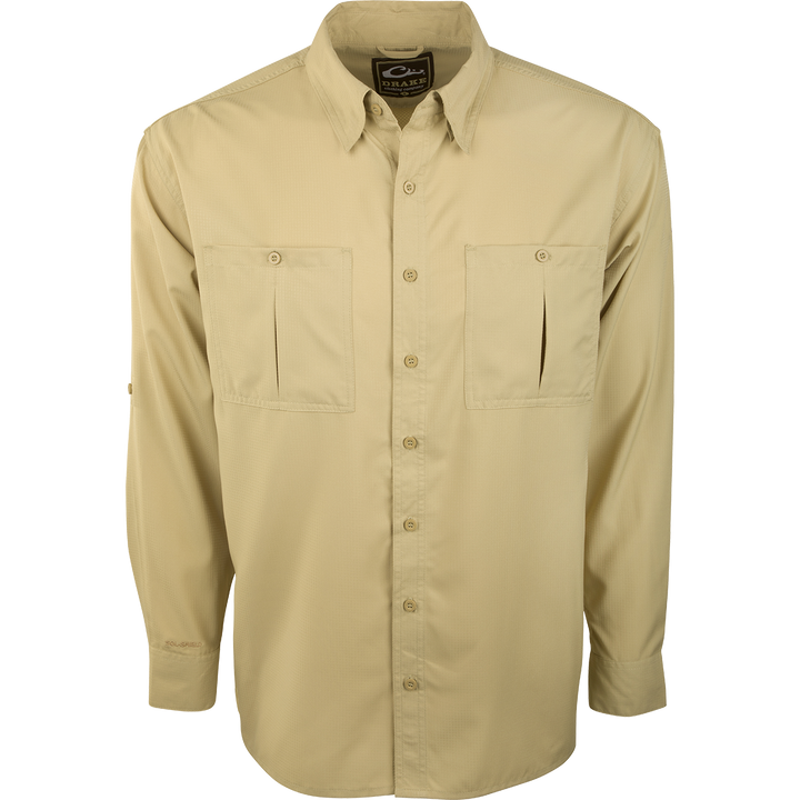 Flyweight Shirt with Vented Back L/S - Drake Waterfowl