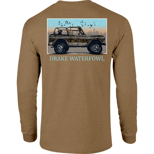 Drake Waterfowl Old School Ride Along T Long Sleeve XL