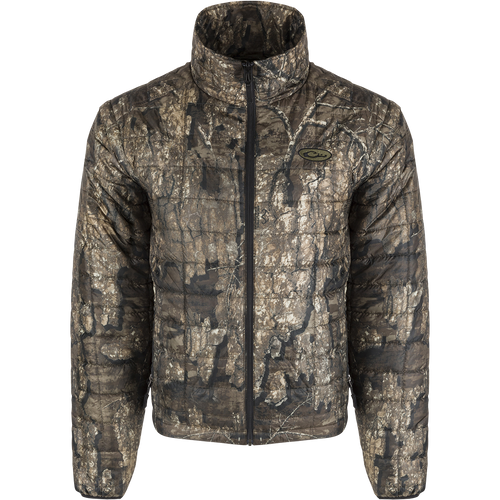 LST Women's Reflex 3 In 1 Plus 2 Jacket: A versatile camouflage jacket with a zipper, logo, and multiple pockets for hunting in all conditions.