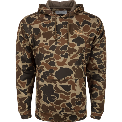 MST Performance Hoodie: A camouflage hoodie with a soft, combed fleece interior for enhanced comfort and heat retention. Double-lined hood and kangaroo pouch for wind protection and extra warmth. Improved stretch and fit for increased range-of-motion.