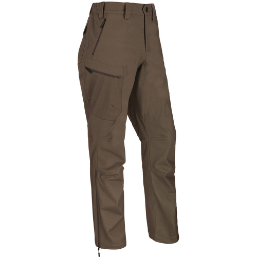 MST Softshell Waterfowler Pants: Versatile, warm, and comfortable hunting pants with secure pockets and easy on/off zips for boots. Exceptional freedom of movement and range of motion.