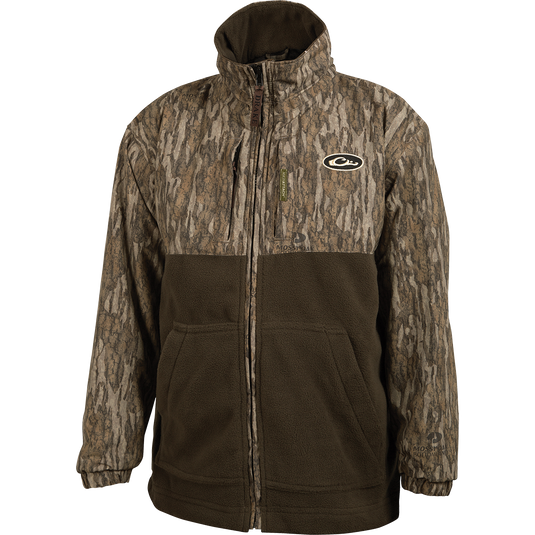 MST Youth Eqwader Full Zip Jacket - A waterproof/windproof/breathable jacket with patented Eqwader™ technology. Features Magnattach pocket, zippered chest pocket, and kangaroo pouch. Ideal for waterfowl hunting and fishing.