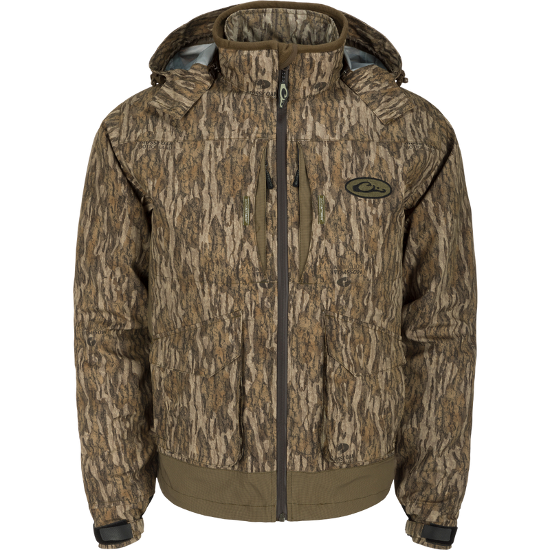 G3 Flex 3-in-1 Waterfowler's Jacket: Versatile jacket with removable liner for ultimate hunting functionality. Waterproof, windproof, and breathable G3 Flex™ fabric. Magnattach™ pockets, underarm vents, and adjustable cuffs for added convenience.