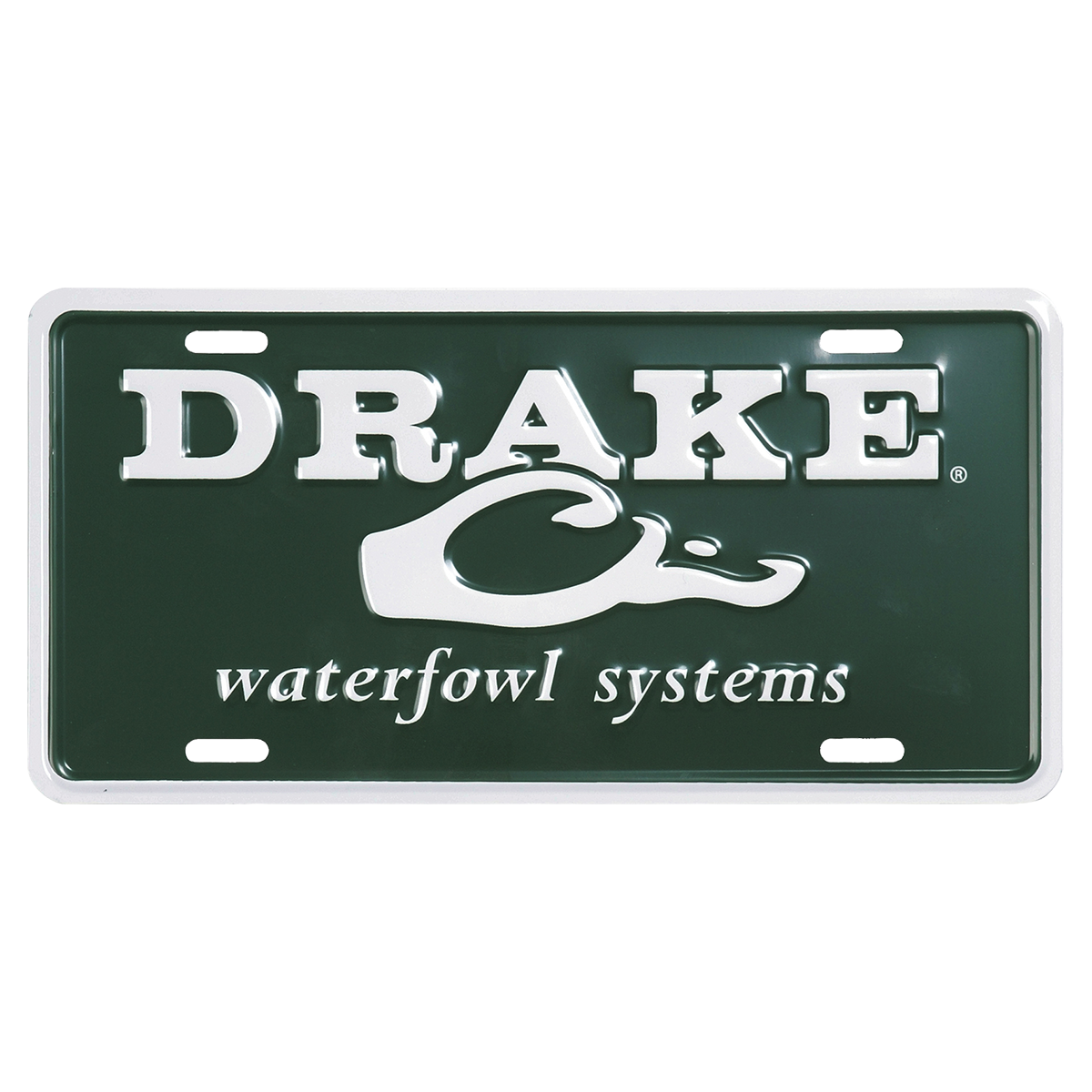 Drake Waterfowl Aluminum License Plate for Hunters