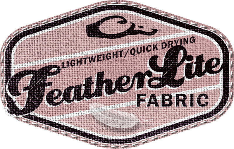 Featherlite Check Shirt S/S: A pink and black logo on a lightweight, breathable shirt. Perfect for hot summer days.