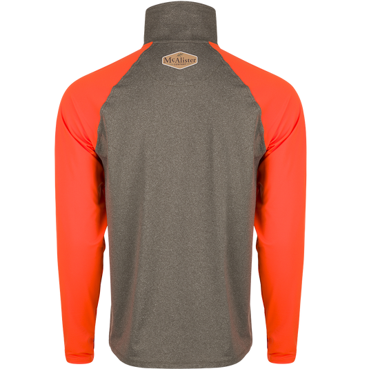 KEFITEVD Heren 1/4 Zip Outdoor Tops Zon Bescherming Lange Mouw Shirt Zomer Sneldrogende Strand Tops Met Stand Kraag, Fl Oranje, L KEFITEVD Heren 1/4 Zip Outdoor Tops Zon Bescherming Lange Mouw Shirt Zomer Sneldrogende Strand Tops Met Stand Kraag, Fl Oranje, L