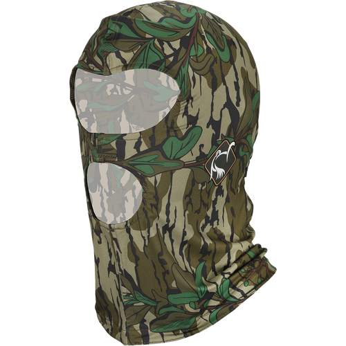 Performance Full Face Mask: Soft, high-stretch fabric with tailored eye and mouth openings. Adjustable rear cinch strap for a custom fit. Moisture-wicking, lightweight, and cool-wearing. Ideal for hunting and fishing.