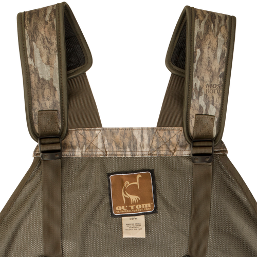 Time & Motion™ Easy-Rider Turkey Vest: A functional hunting vest with adjustable straps, quick-draw pockets, and a comfortable back pad.