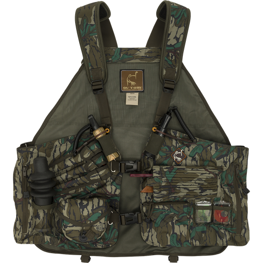 Time & Motion™ Easy-Rider Turkey Vest: Lightweight, functional hunting vest with adjustable straps, quick-draw pouches, and storage pockets. Comfortable T-Beam back pad and Magnattach™ padded seat cushion. Ideal for turkey hunting.