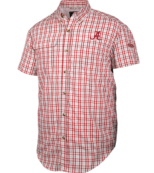 Alabama Gingham Plaid Wingshooter's Shirt S/S