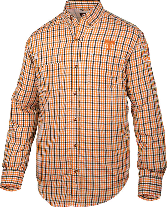 Tennessee Gingham Plaid Wingshooter's Shirt L/S