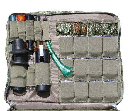 Ol' Tom Treasure Chest: A rugged bag with over 90 pockets and compartments to keep turkey calls and tools organized and easily accessible. Perfect for turkey season trips or post-season storage.