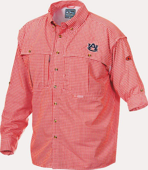 Auburn Plaid Wingshooter's Shirt Long Sleeve